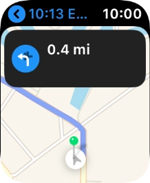 Follow the instructions on the screen to go to the required destination.