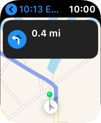Follow the instructions on the screen to go to the required destination.