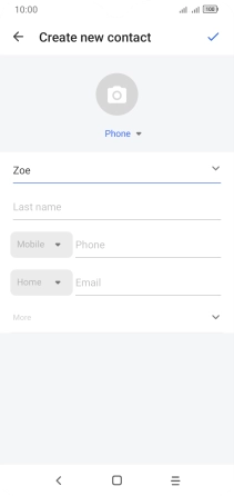 Press Last name and key in the required last name.