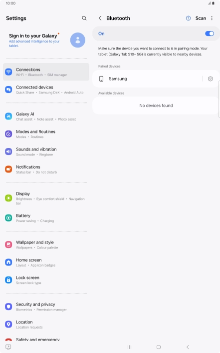 Press the Home key to return to the home screen. Press the Home key to return to the home screen.