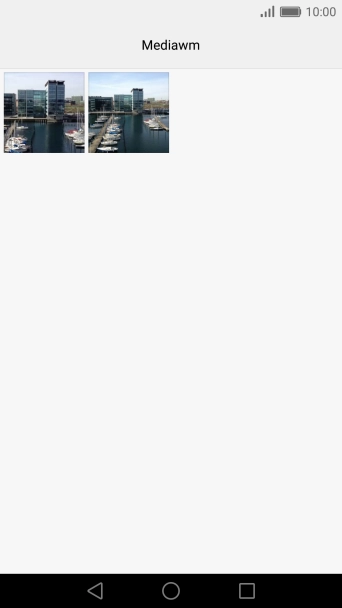 Press the required picture or video clip.