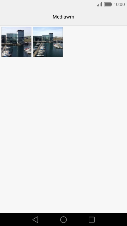 Press the required picture or video clip.