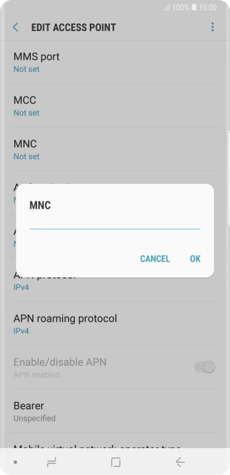 Key in 03 and press OK.