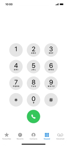 Press Keypad.