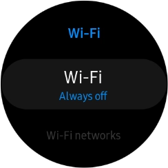 Press Wi-Fi.