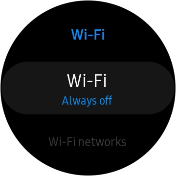Press Wi-Fi.