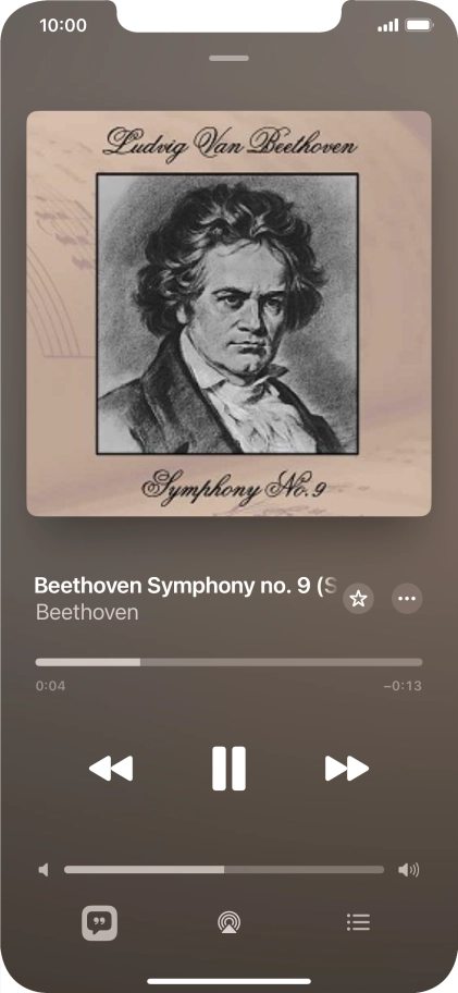 Press arrow right to go to the next audio file.