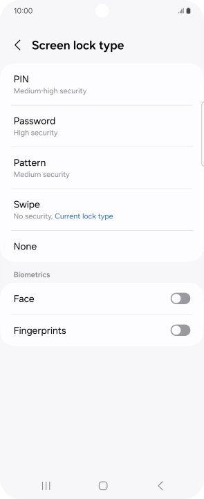 Press Fingerprints. Press Fingerprints.