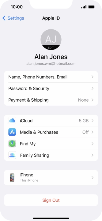 Slide your finger upwards starting from the bottom of the screen to return to the home screen.