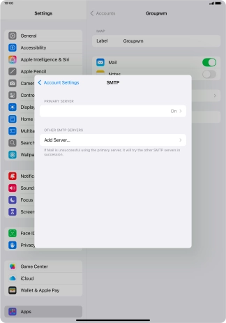 Press the field below 