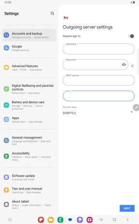 Press the drop down list below Press the drop down list below