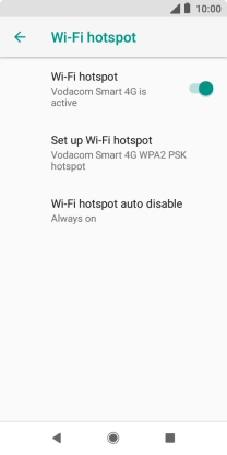 Press the Home key to return to the home screen.