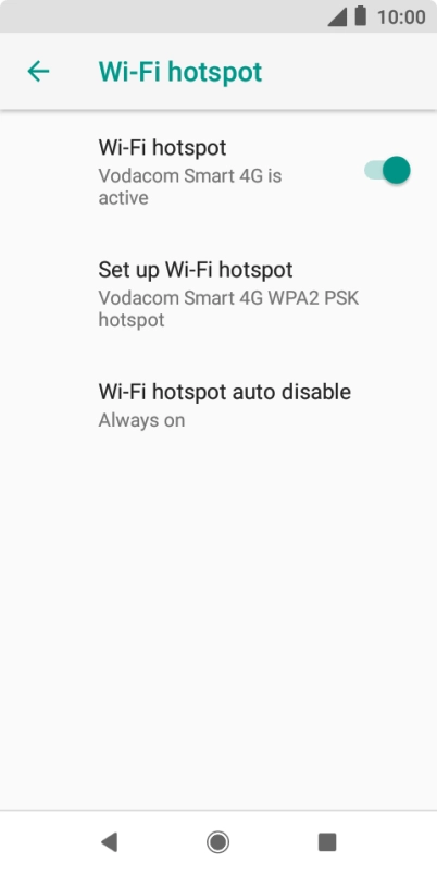 Press the Home key to return to the home screen.