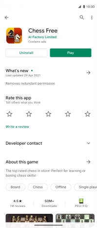 Press Uninstall. Press Uninstall.