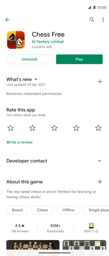Press Uninstall. Press Uninstall.