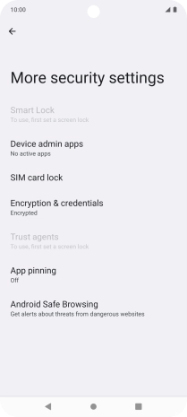 Press SIM card lock.