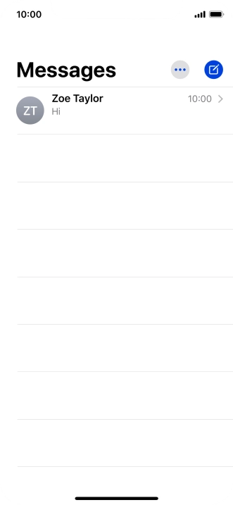 Press the new message icon.