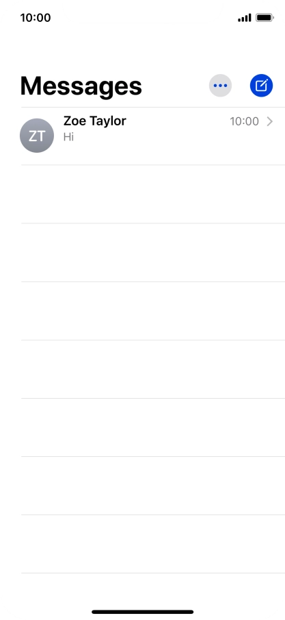 Press the new message icon.