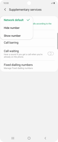 Press Show number to turn on caller identification. Press Show number to turn on caller identification.