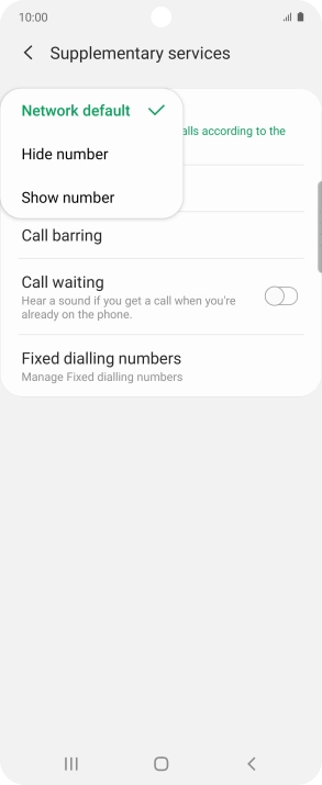 Press Show number to turn on caller identification. Press Show number to turn on caller identification.