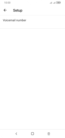 Press Voicemail number.