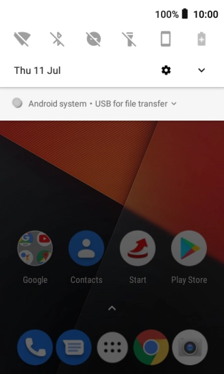 Press Android system.