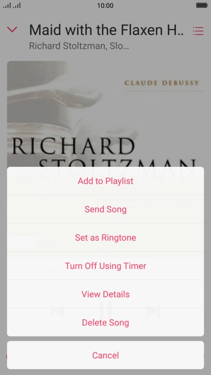 Press Add to Playlist.