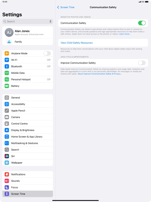 Press the indicator next to Press the indicator next to