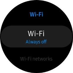 Press Wi-Fi. Press Wi-Fi.
