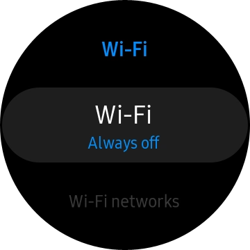 Press Wi-Fi. Press Wi-Fi.