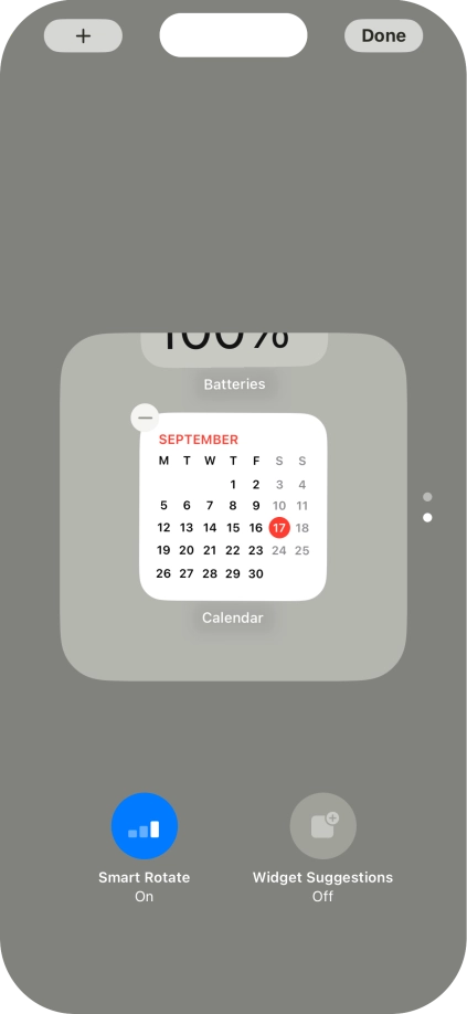 Press Smart Rotate to turn the function on or off.