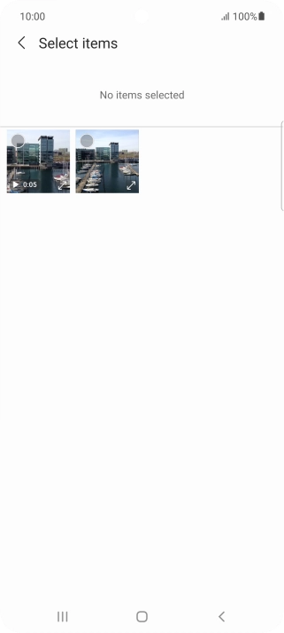 Press the required picture.