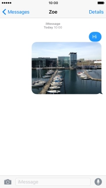 Press the Home key to return to the home screen.