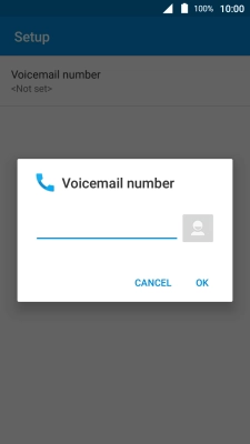 Key in +61414121121 and press OK.