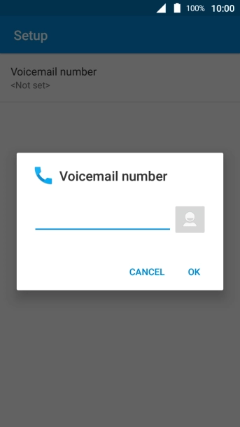 Key in +61414121121 and press OK.