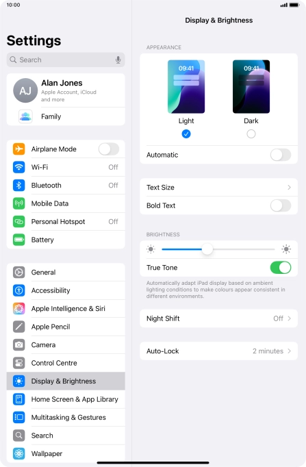 Press Dark. Press Dark.