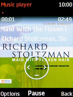 Press Navigation key up to turn up the volume.