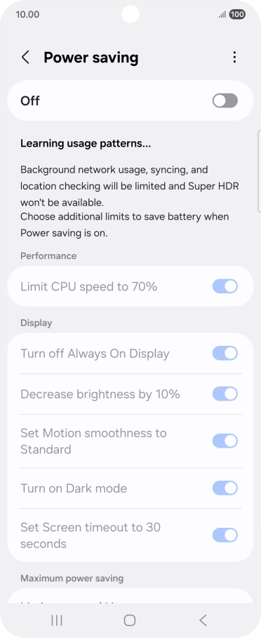 Press the indicator below Press the indicator below