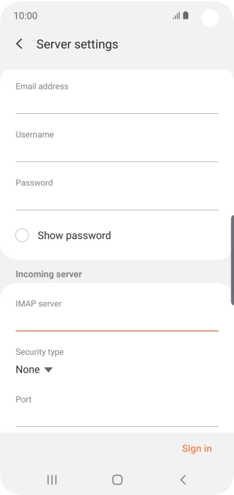 Press the drop down list below 