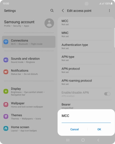 Key in 505 and press OK.