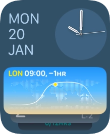 Press and hold anywhere on the screen.