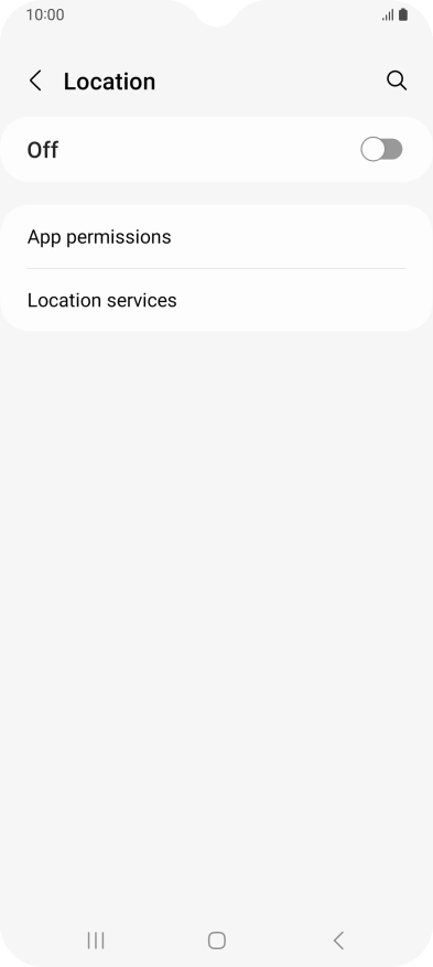 Press the indicator to turn the function on or off.