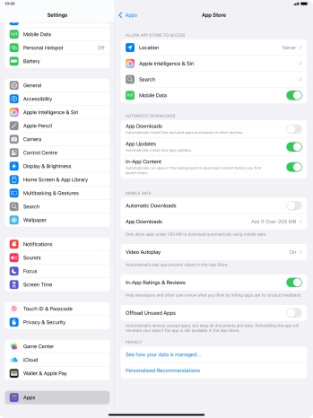 Press the indicator next to Press the indicator next to