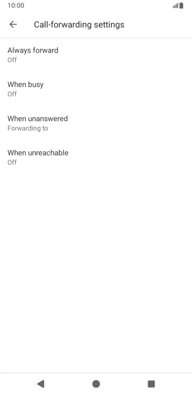 Press the Home key to return to the home screen.