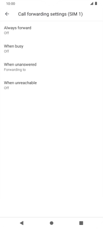 Press the Home key to return to the home screen.
