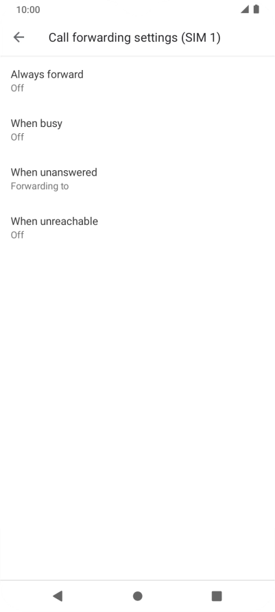 Press the Home key to return to the home screen.
