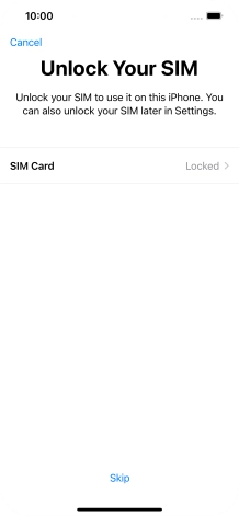Press SIM Card.