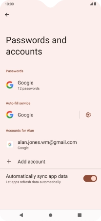 Press the Home key to return to the home screen.