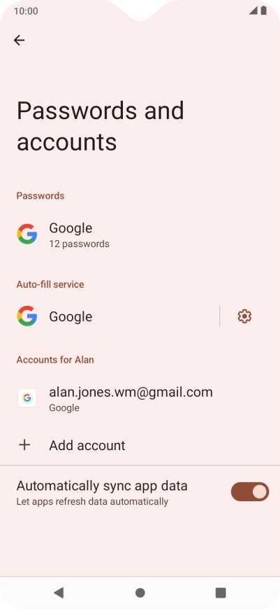 Press the Home key to return to the home screen.