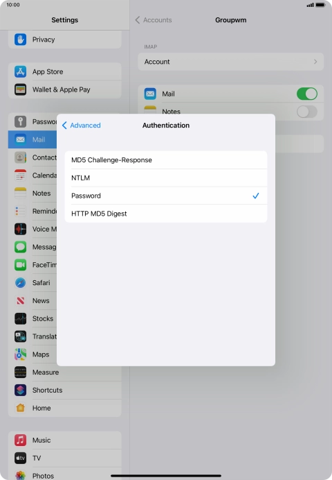 Press Password. Press Password.